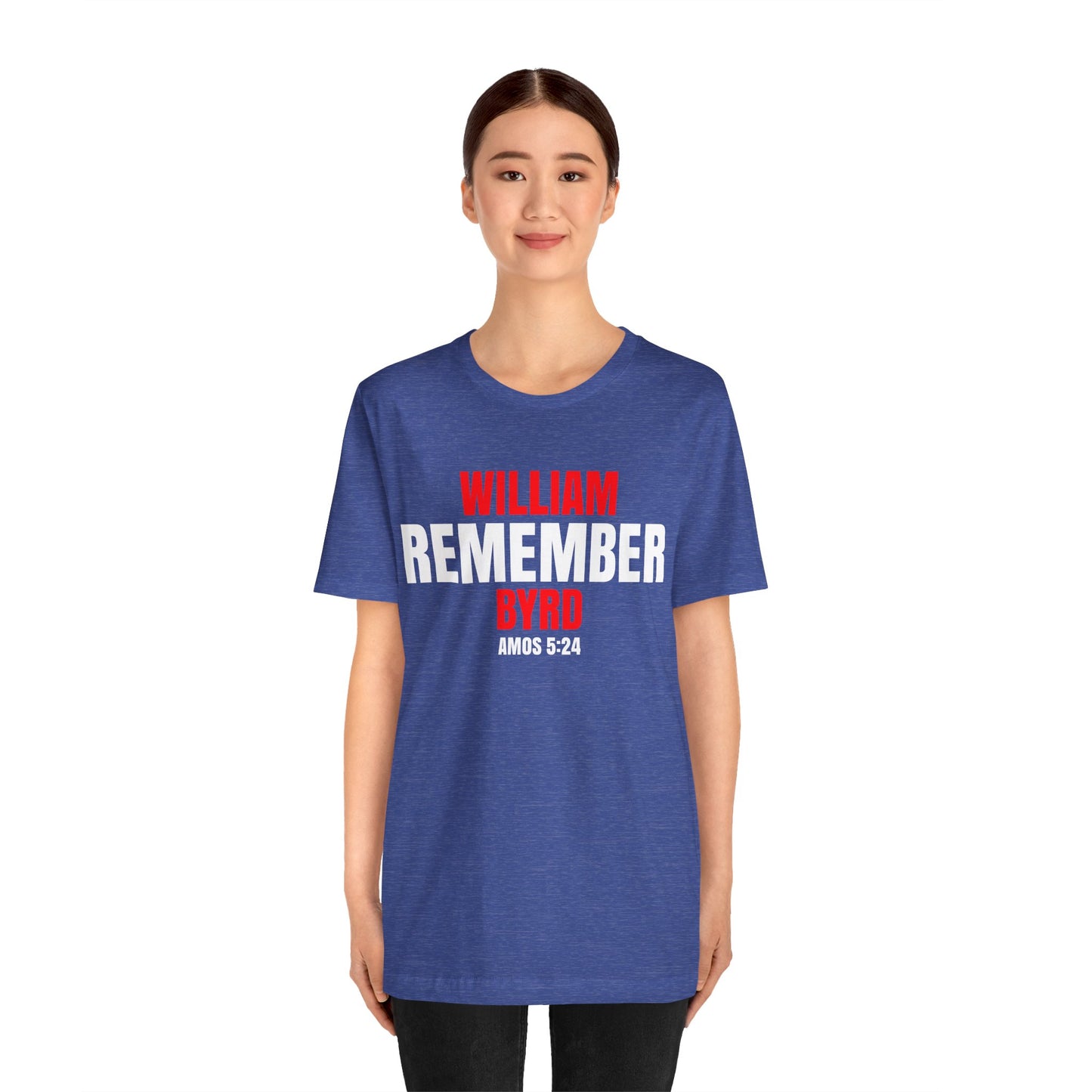 The Remember Series-William Byrd-Unisex Jersey Short Sleeve Tee