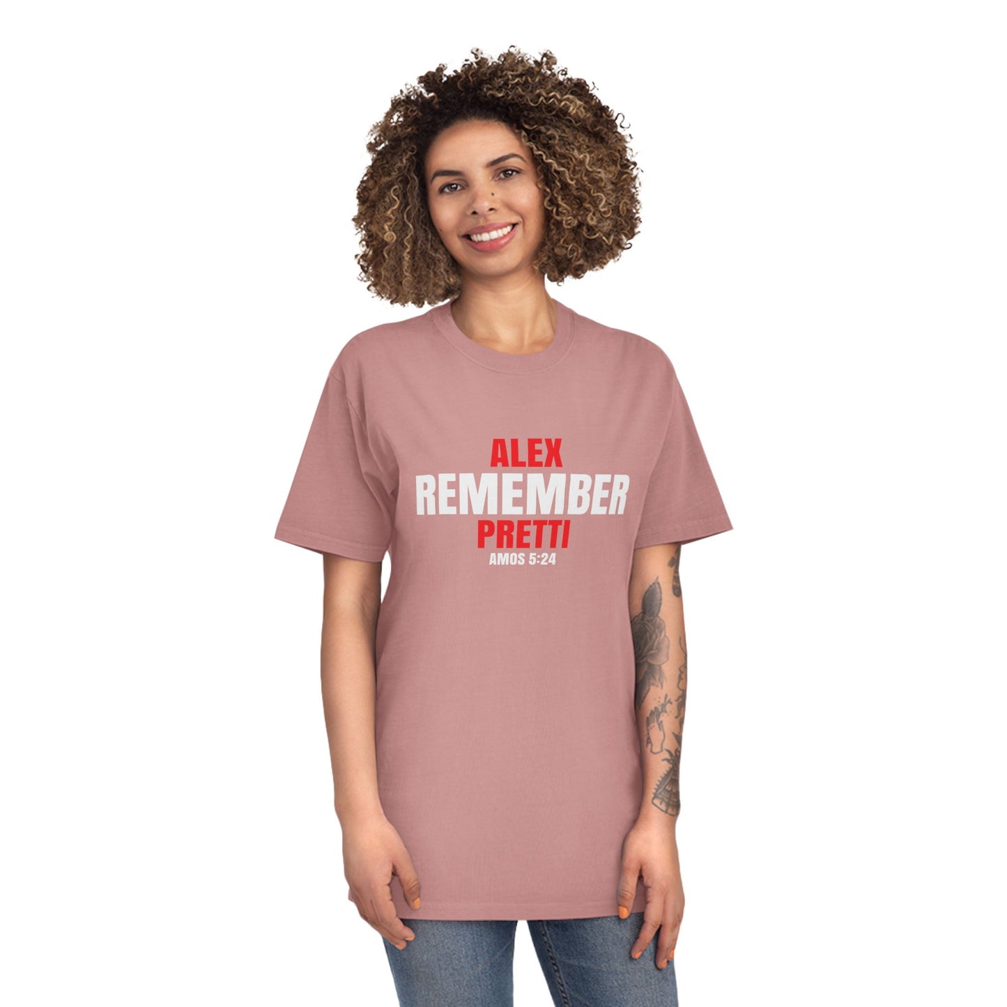Remember Alex Pretti Memorial T‑Shirt - 100 % cotton