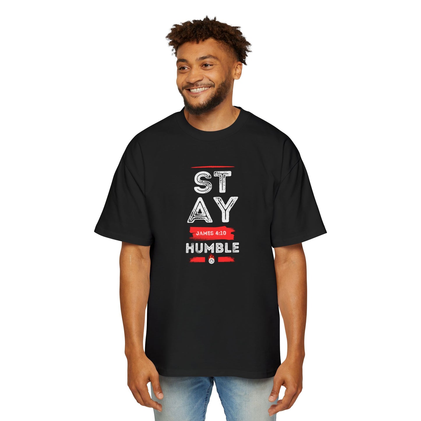 Stay Humble Men's Oversized Tee