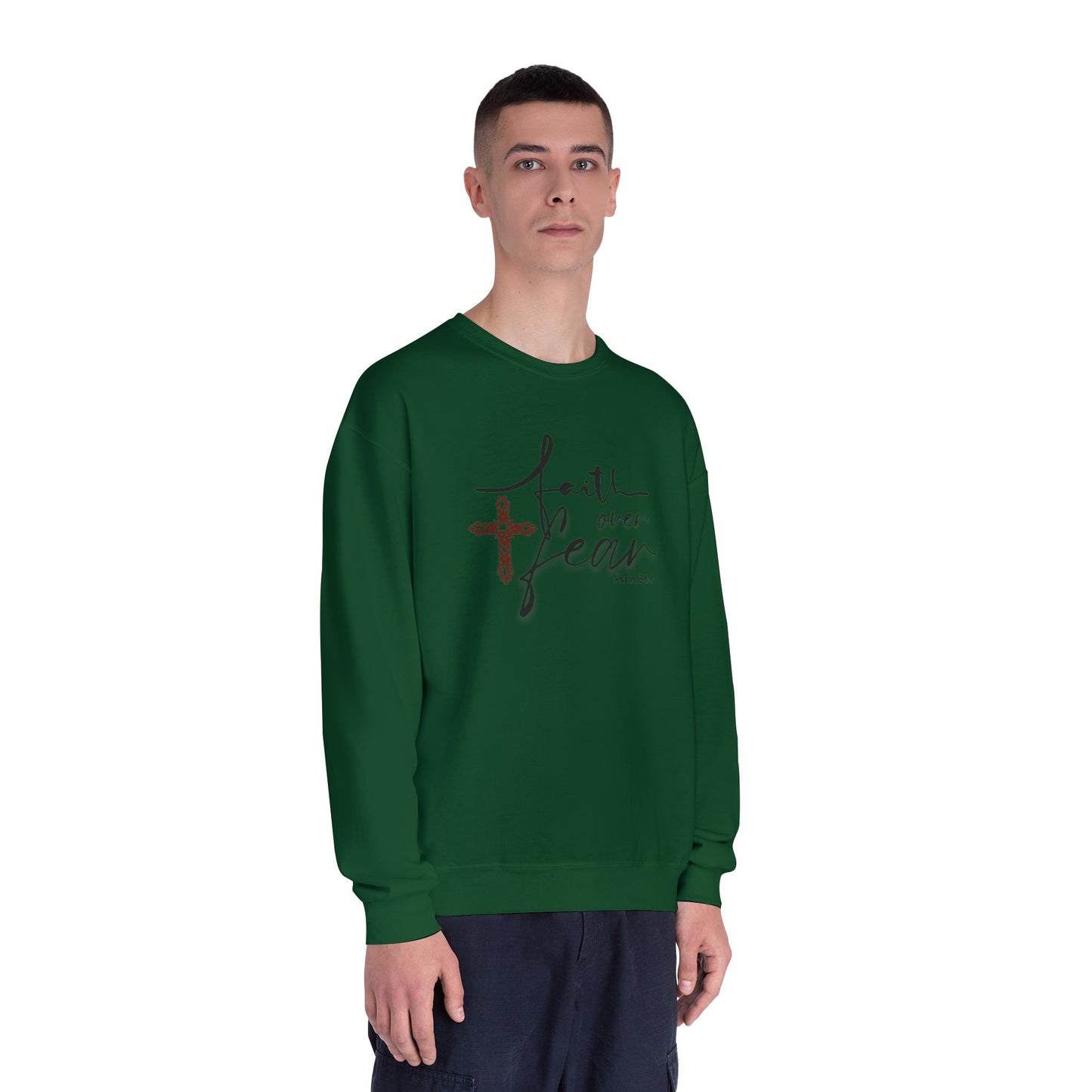 Faith Over Fear Pullover Sweatshirt