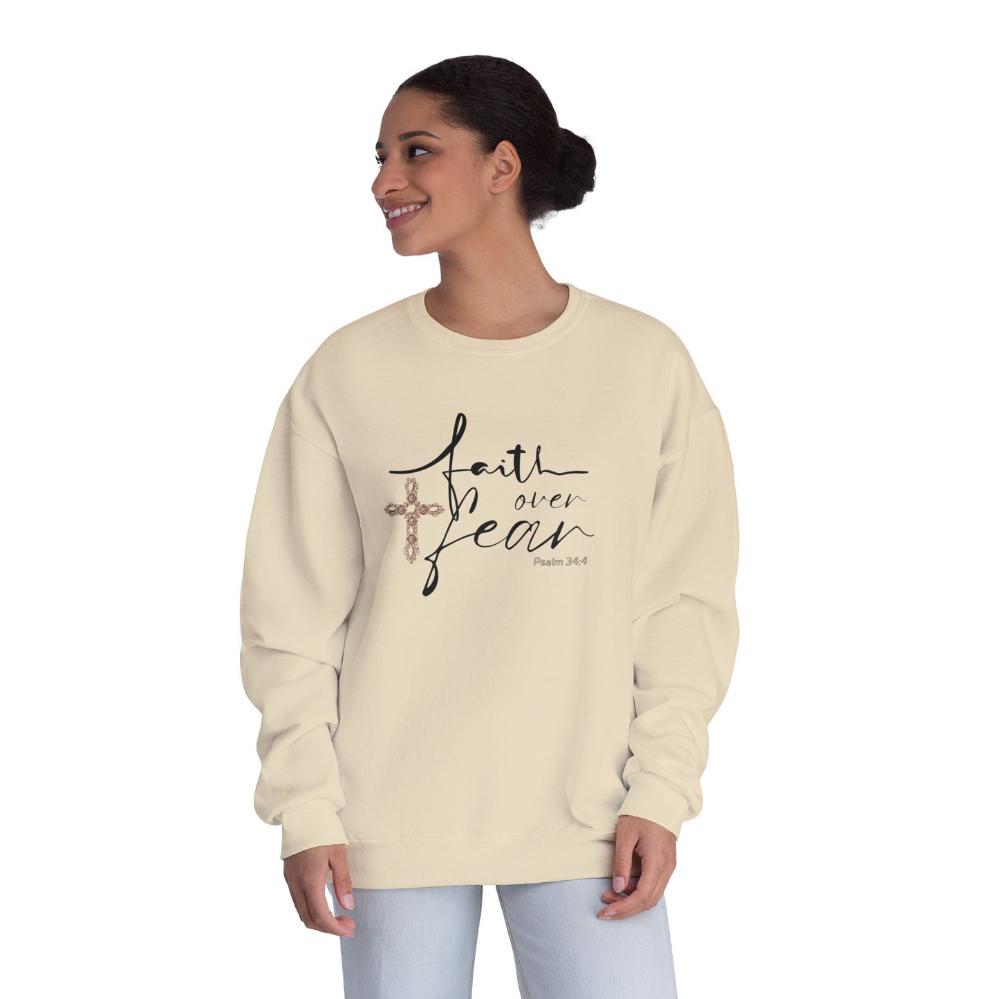 Faith Over Fear Pullover Sweatshirt
