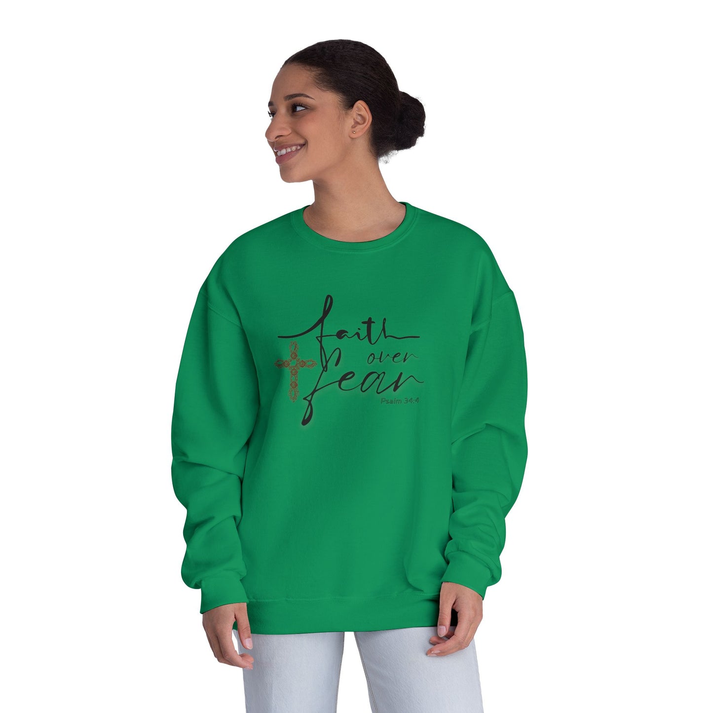 Faith Over Fear Pullover Sweatshirt