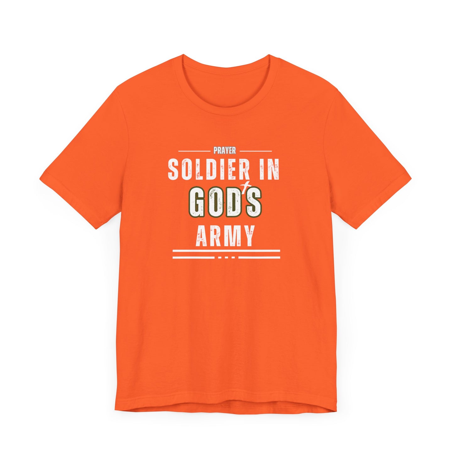 Prayer Soldier In God's Army - Unisex Jersey Short Sleeve Tee