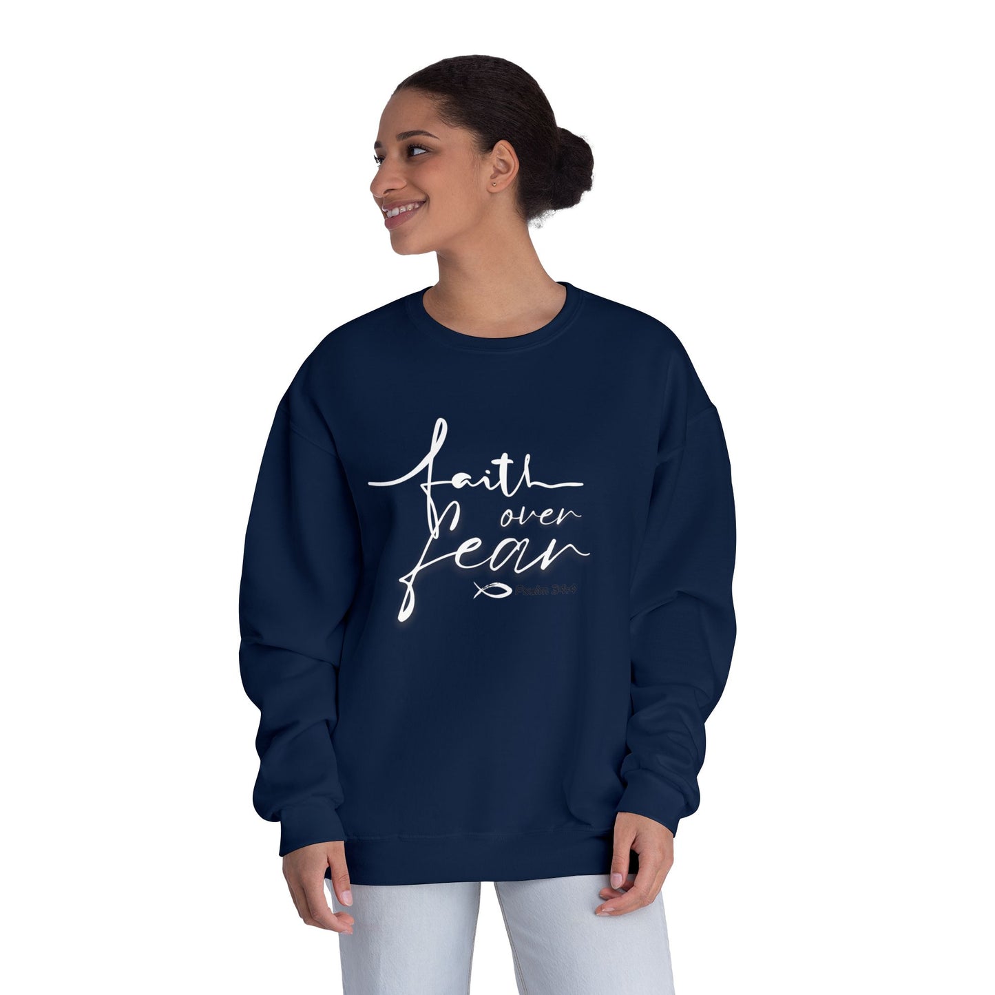 Faith Over Fear Pullover Sweatshirt