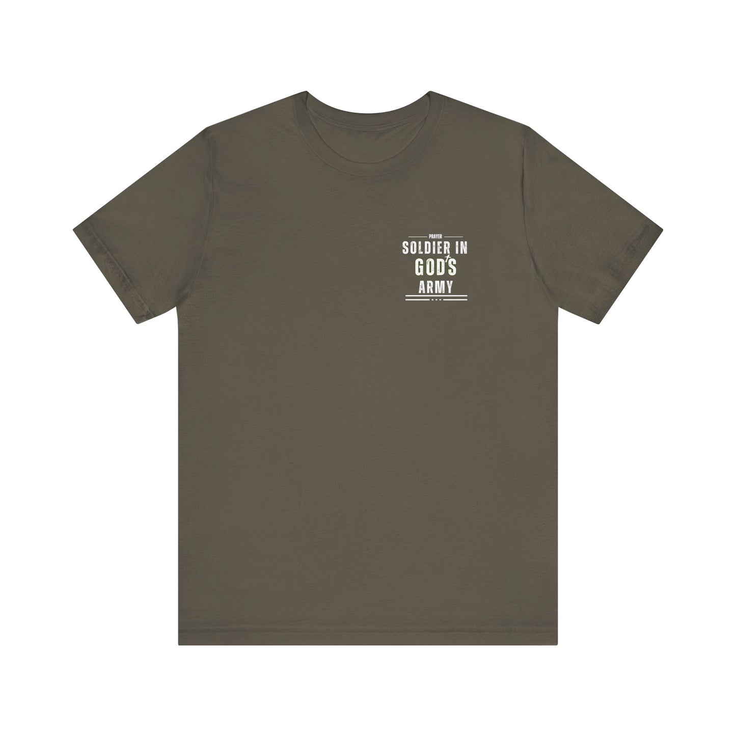 Prayer Soldier In God's Army - Unisex Jersey Short Sleeve Tee