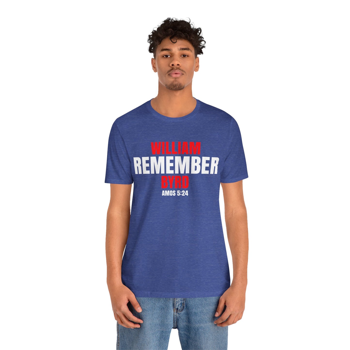The Remember Series-William Byrd-Unisex Jersey Short Sleeve Tee