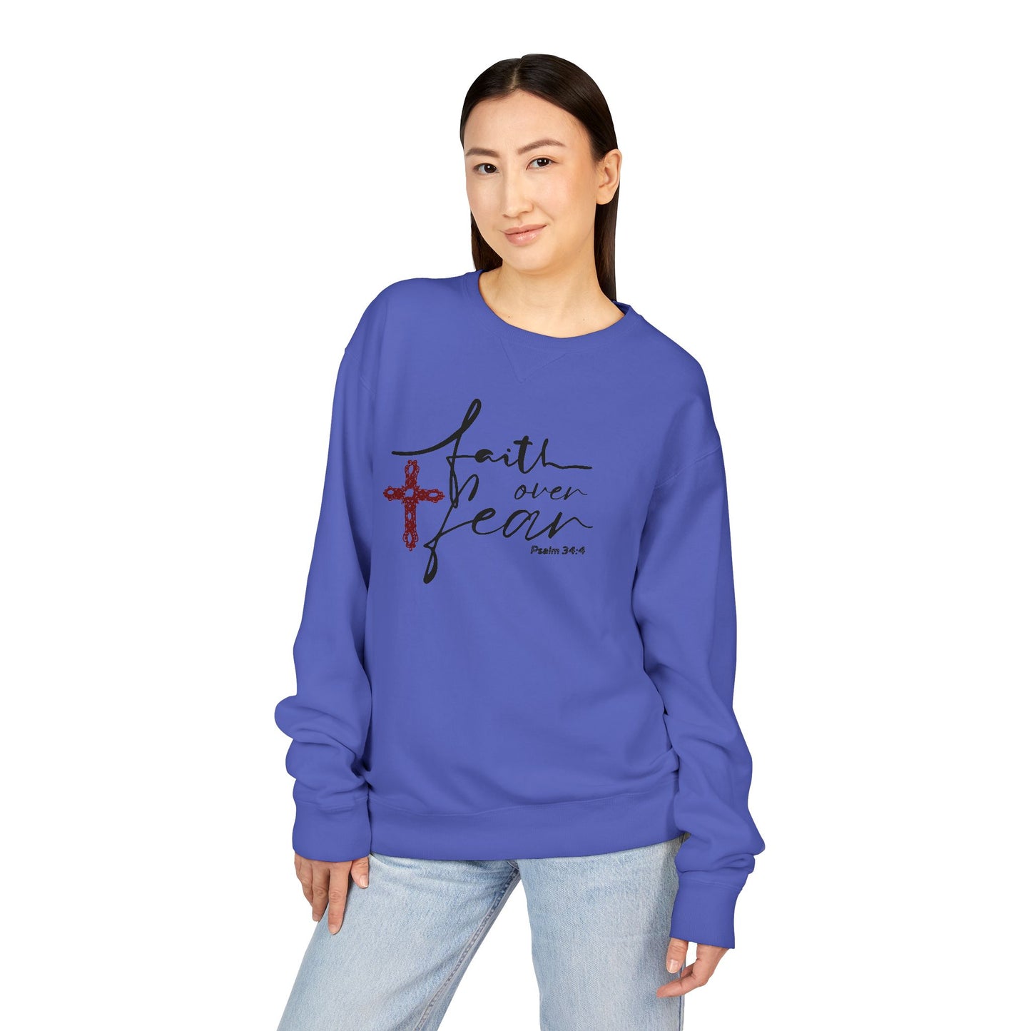Faith Over Fear Crewneck Sweatshirt