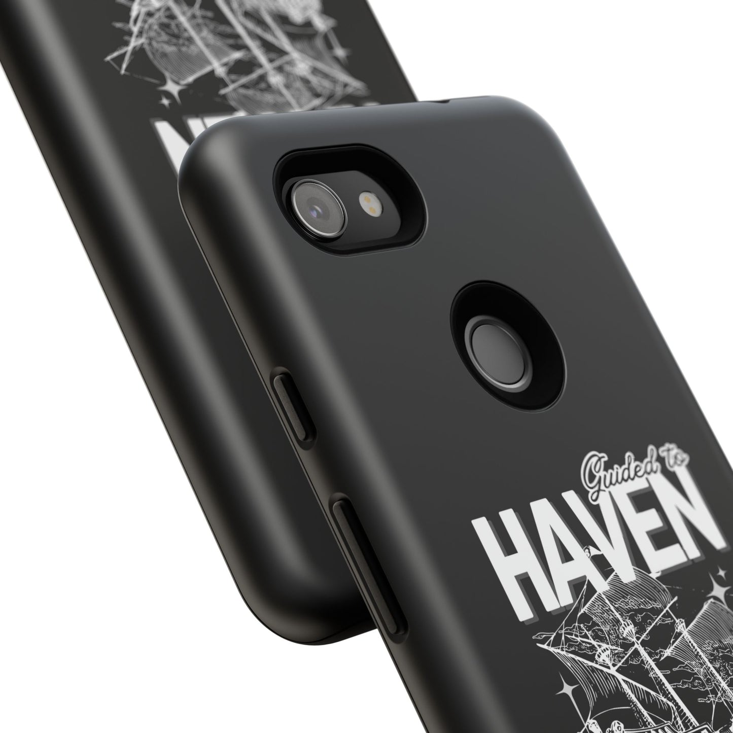 Guided to Haven Psalm 107:29–30 Stylish Phone Case