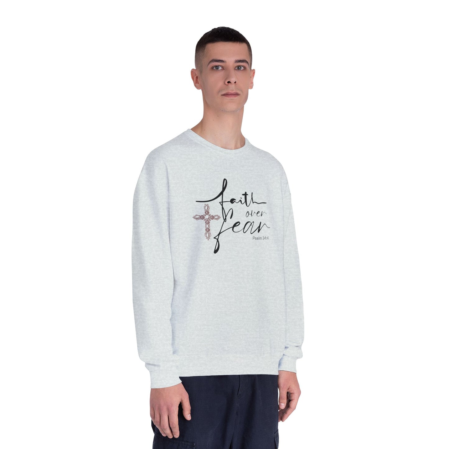 Faith Over Fear Pullover Sweatshirt