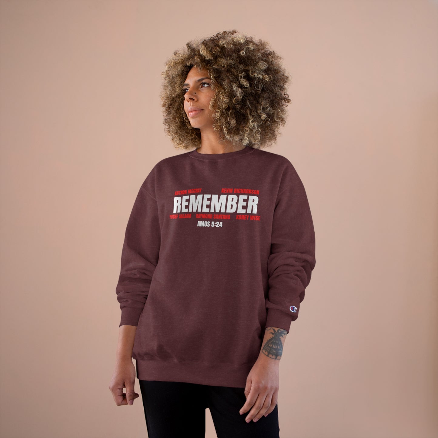 The Remember Series-The Central Park 5-Champion Sweatshirt