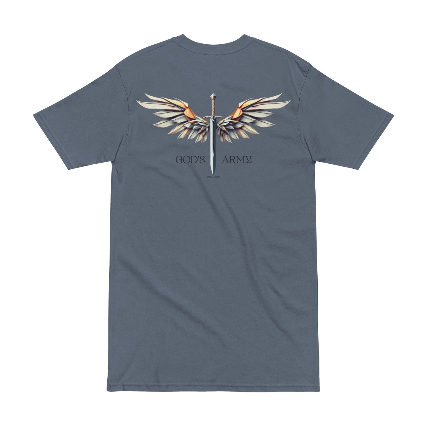 God's Army Isaiah 66:15  Men's Heavyweight Tee