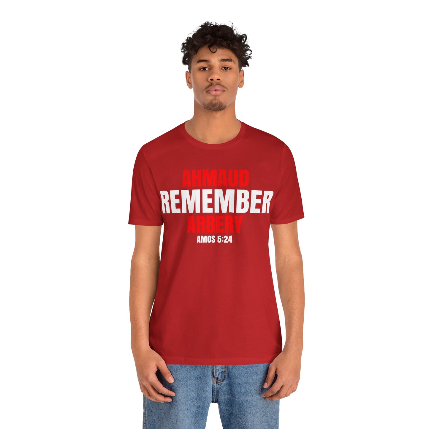 The Remember Series-Ahmaud Arbery-Unisex Jersey Short Sleeve Tee