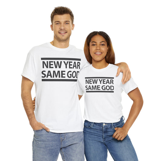 TWC New Year Same God-Unisex Heavy Cotton Tee