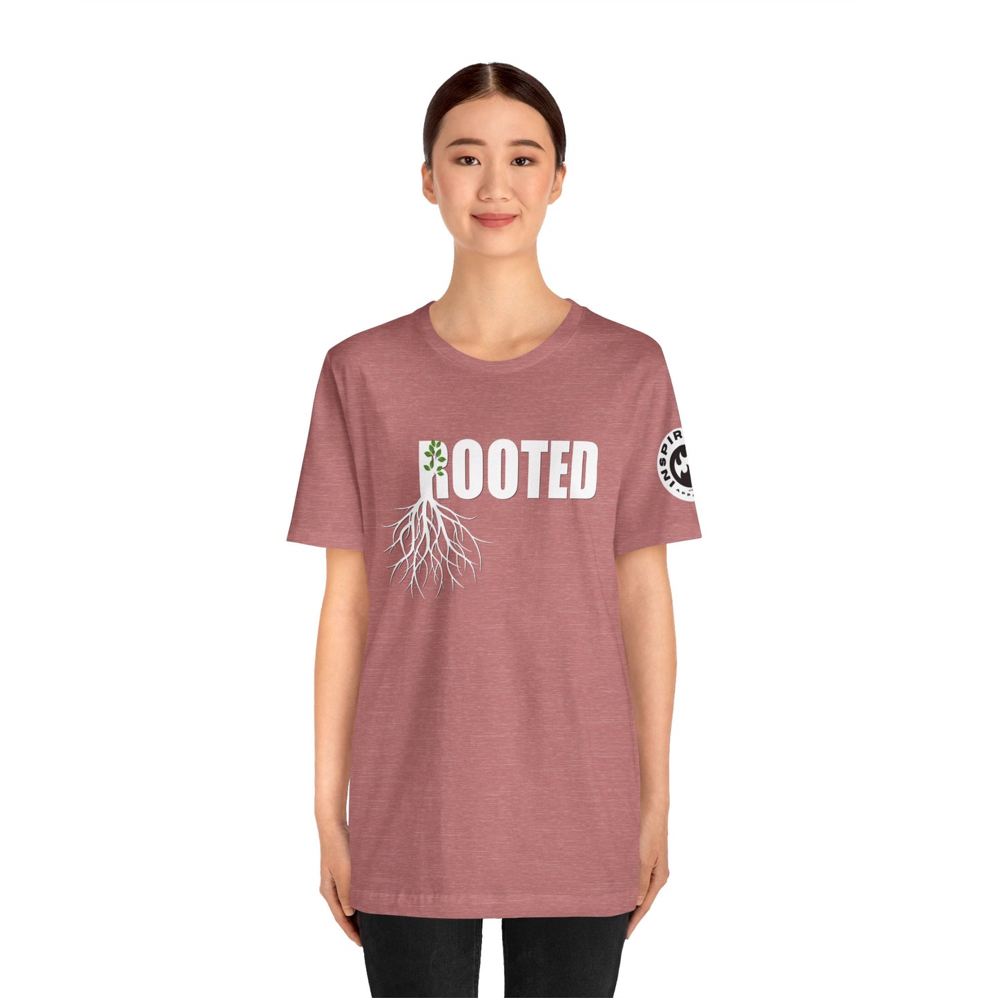 Colossians 2:7 Rooted - Unisex Jersey Short Sleeve Tee