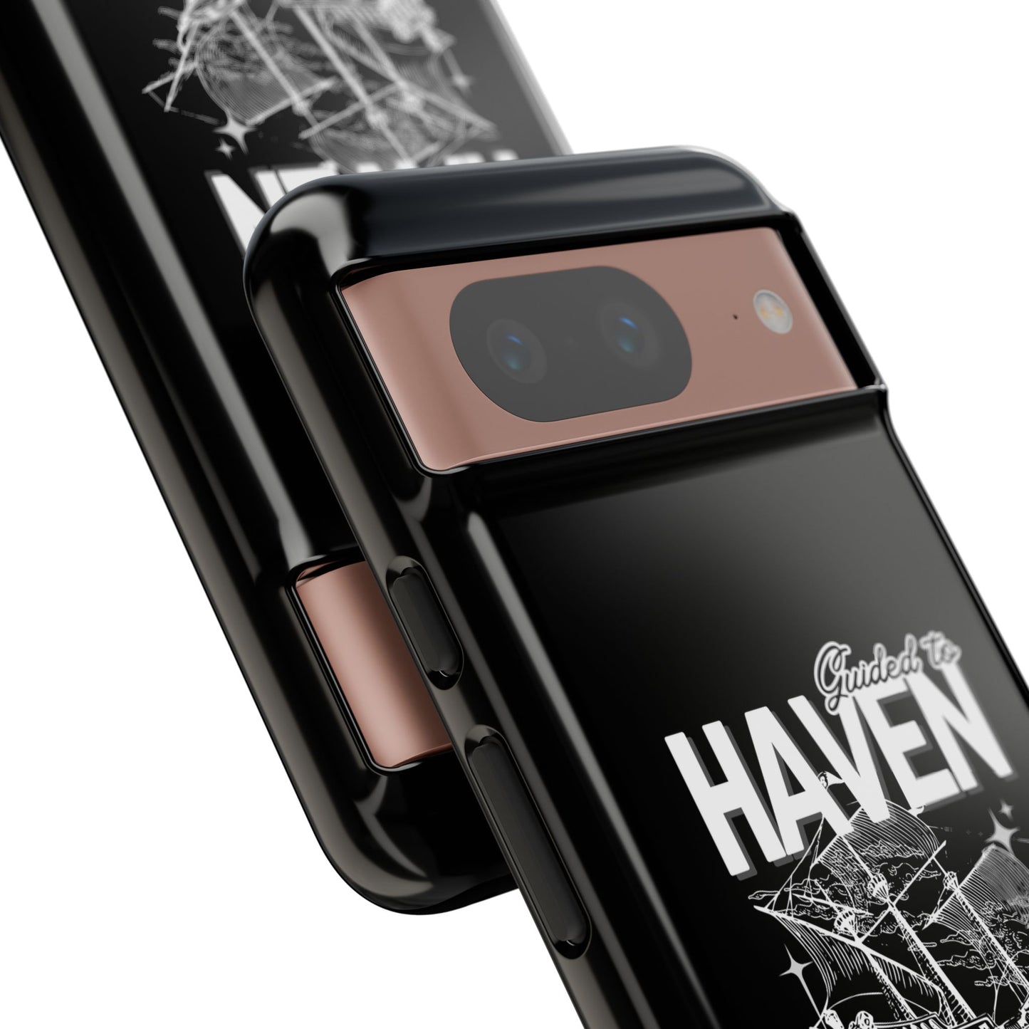 Guided to Haven Psalm 107:29–30 Stylish Phone Case
