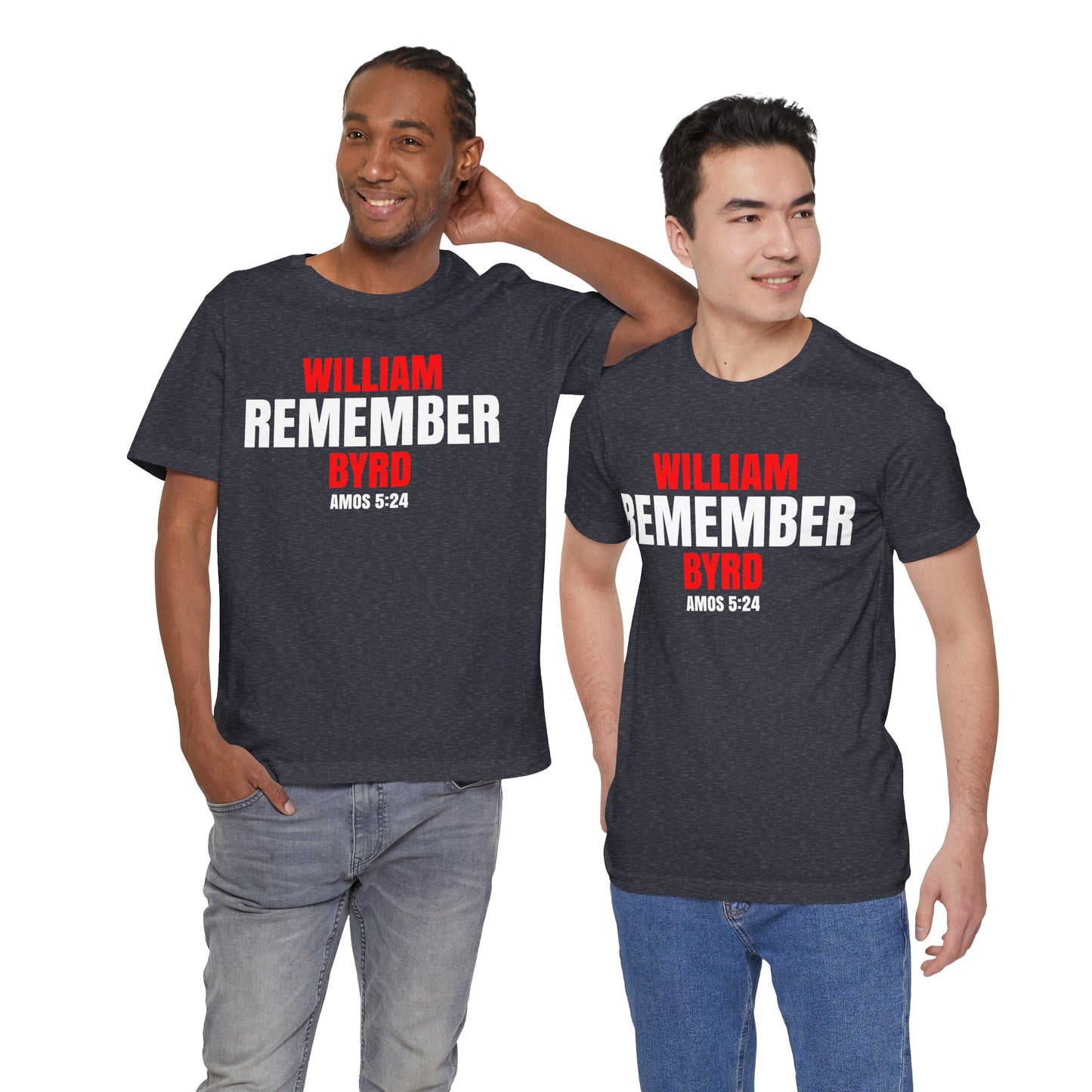 The Remember Series-William Byrd-Unisex Jersey Short Sleeve Tee