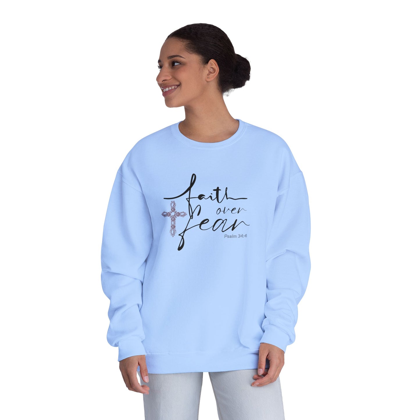 Faith Over Fear Pullover Sweatshirt