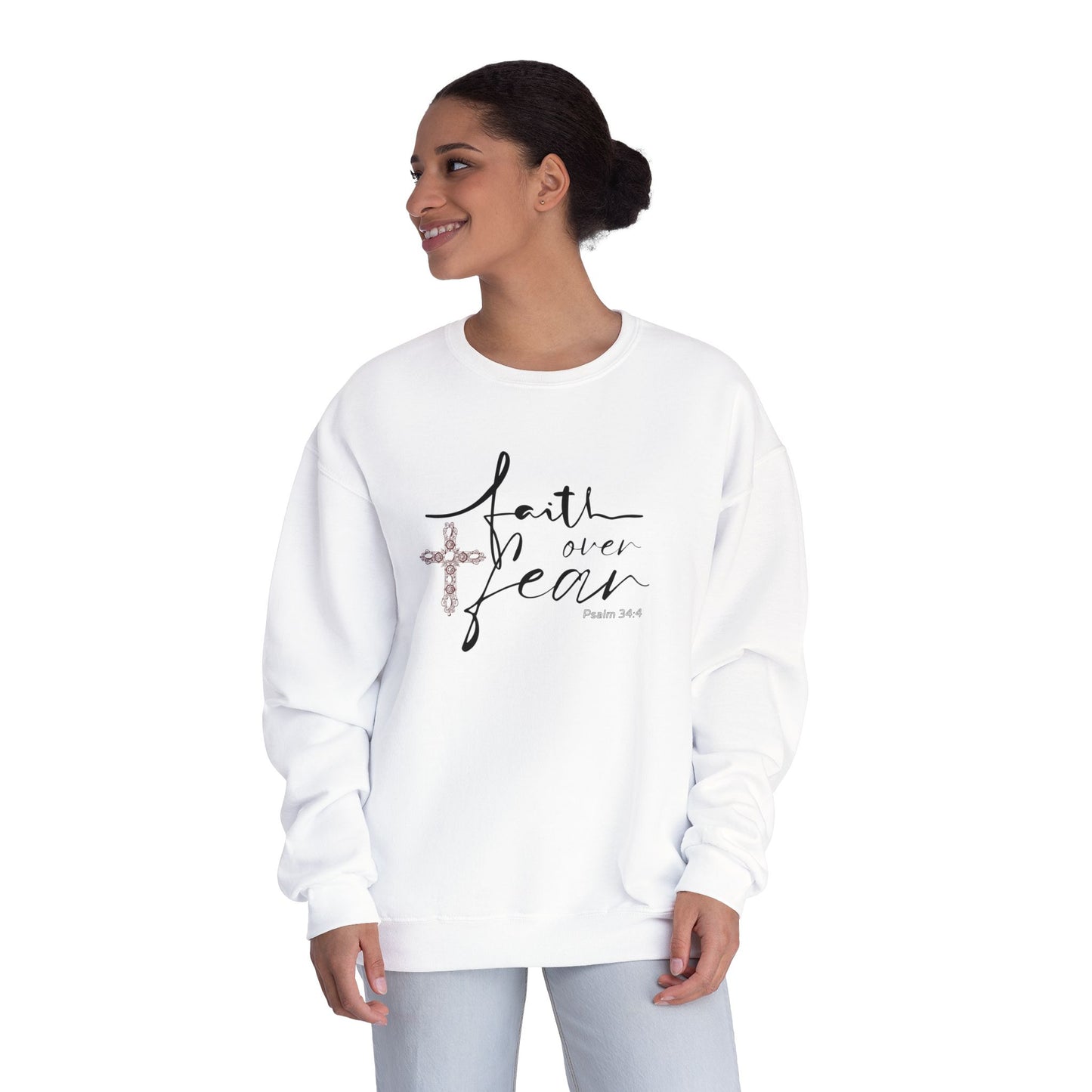 Faith Over Fear Pullover Sweatshirt