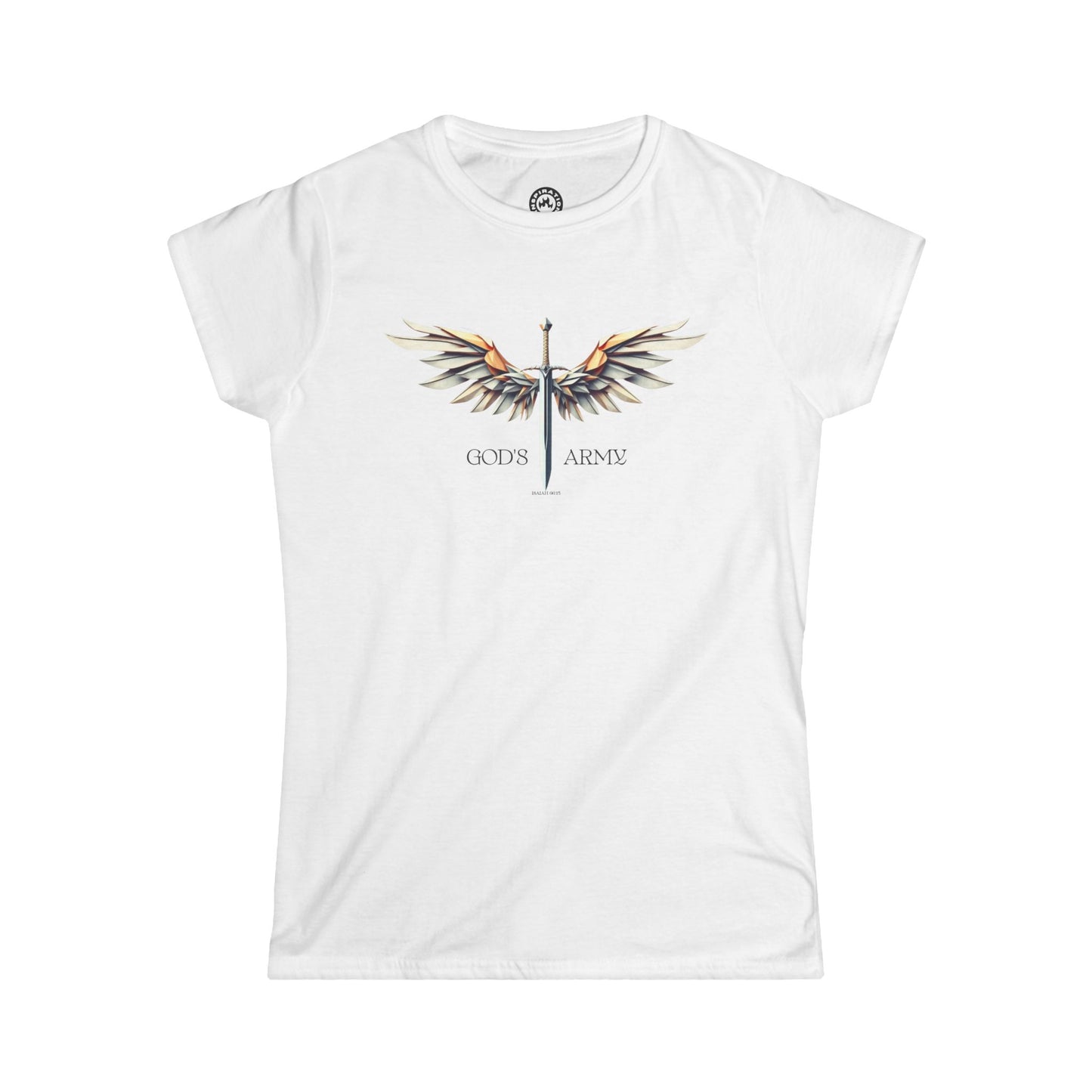 God's Army Isaiah 66:15  Women's Soft Style Tee