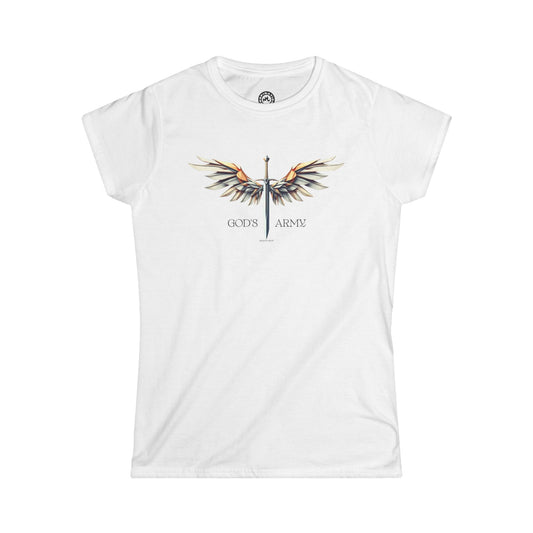 God's Army Isaiah 66:15  Women's Soft Style Tee