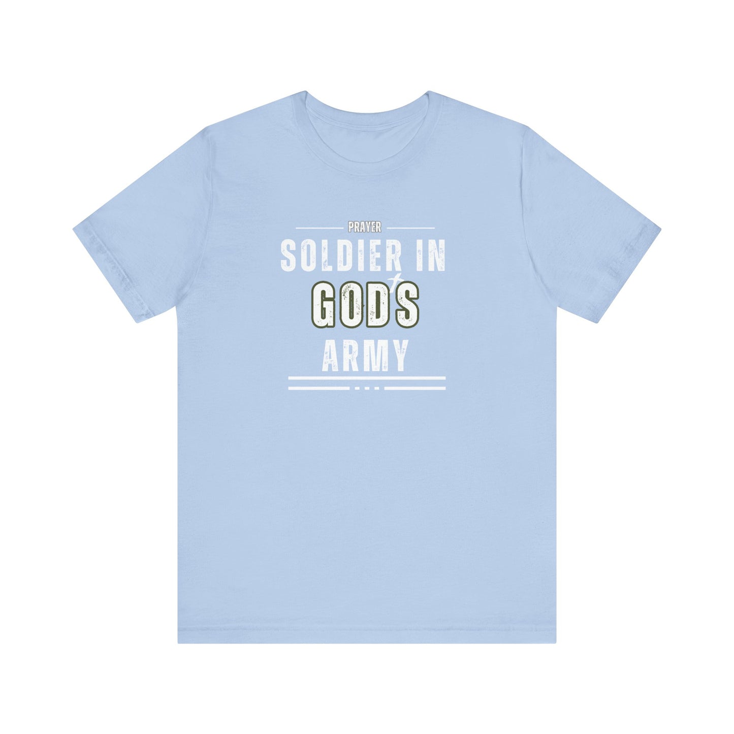 Prayer Soldier In God's Army - Unisex Jersey Short Sleeve Tee