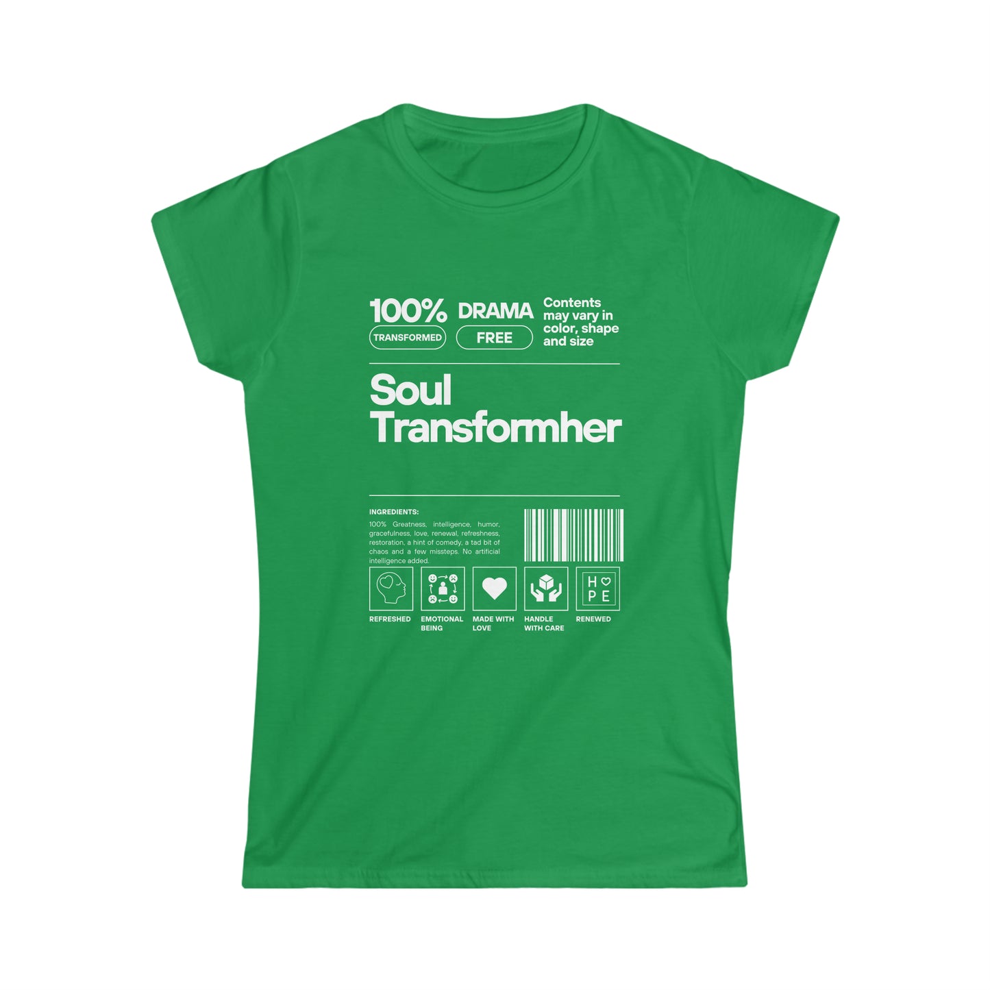 Soul TRANSFORMher ingredient Women's Softstyle Tee