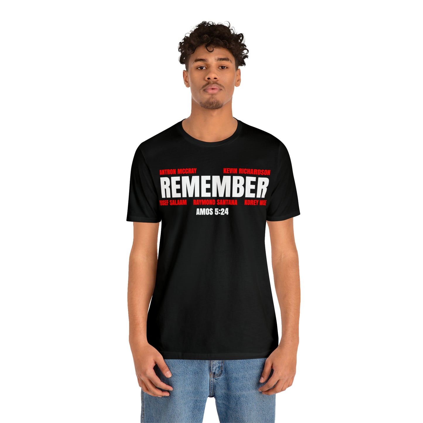 The Remember Series: The Central Park 5 Jersey Short Sleeve Tee