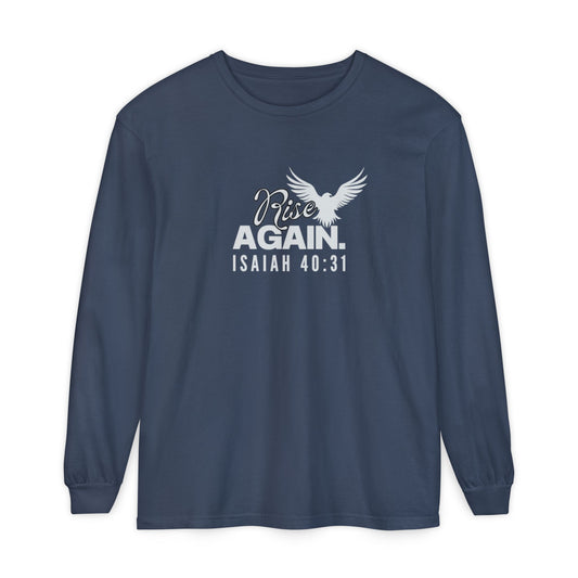 Rise Long Sleeve Tee, Isaiah 40:31 Unisex