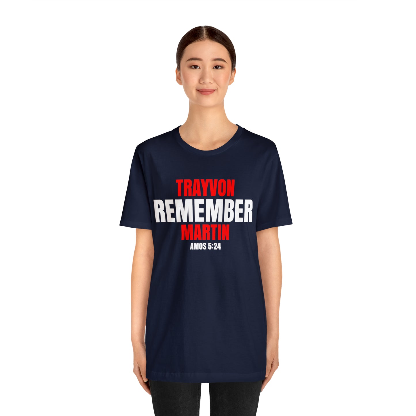 The Remember Series-Trayvon Martin-Unisex Jersey Short Sleeve Tee