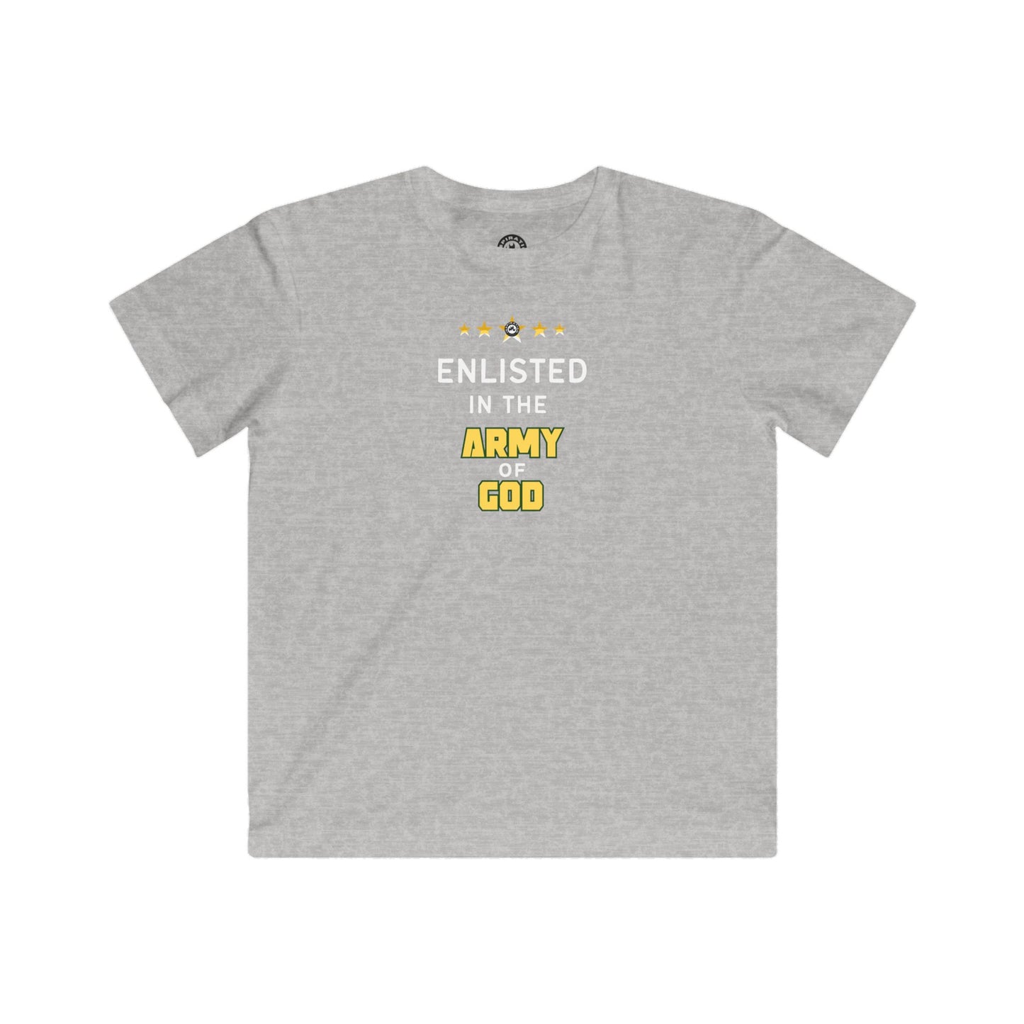 Enlisted In The Army of God Kids Tee