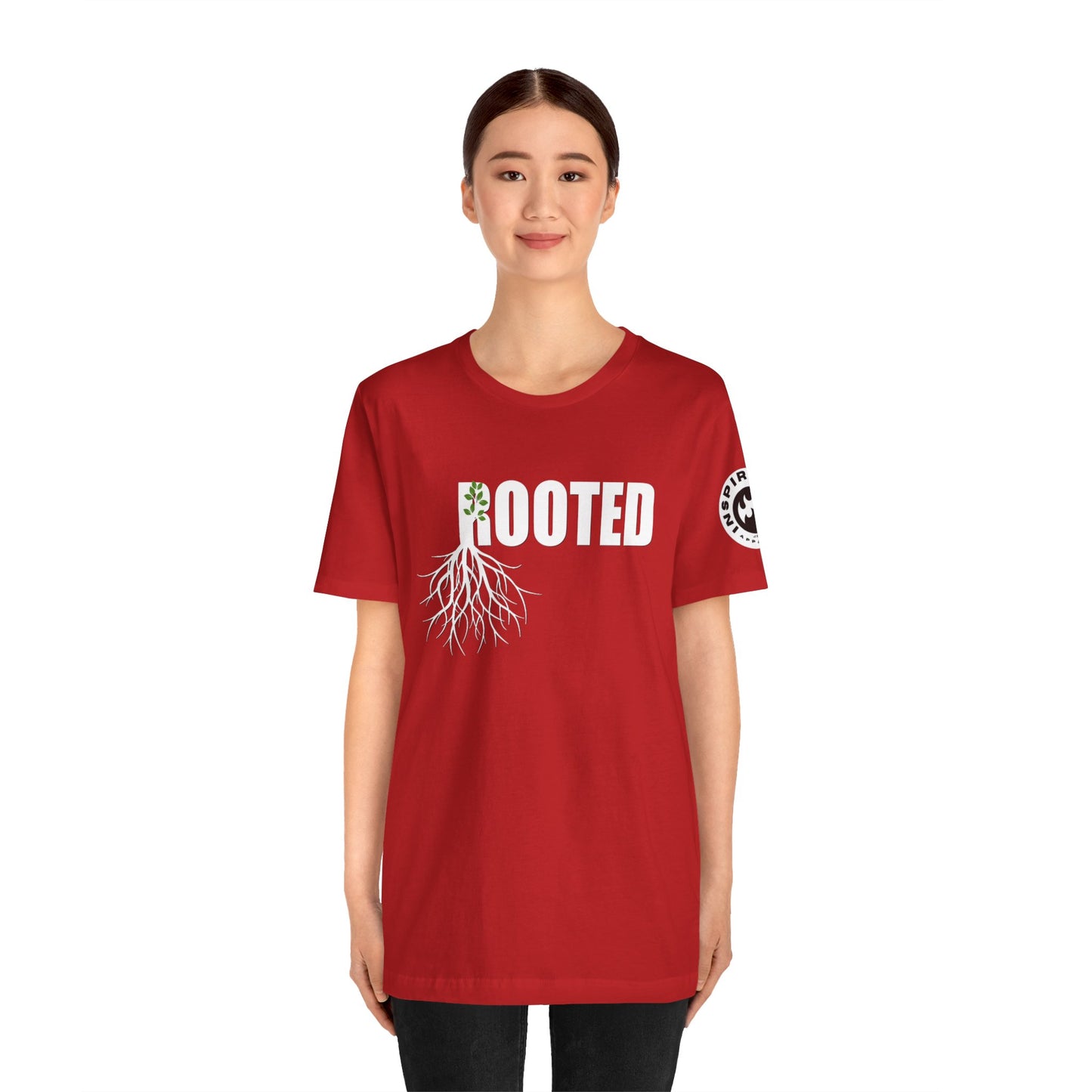 Colossians 2:7 Rooted - Unisex Jersey Short Sleeve Tee