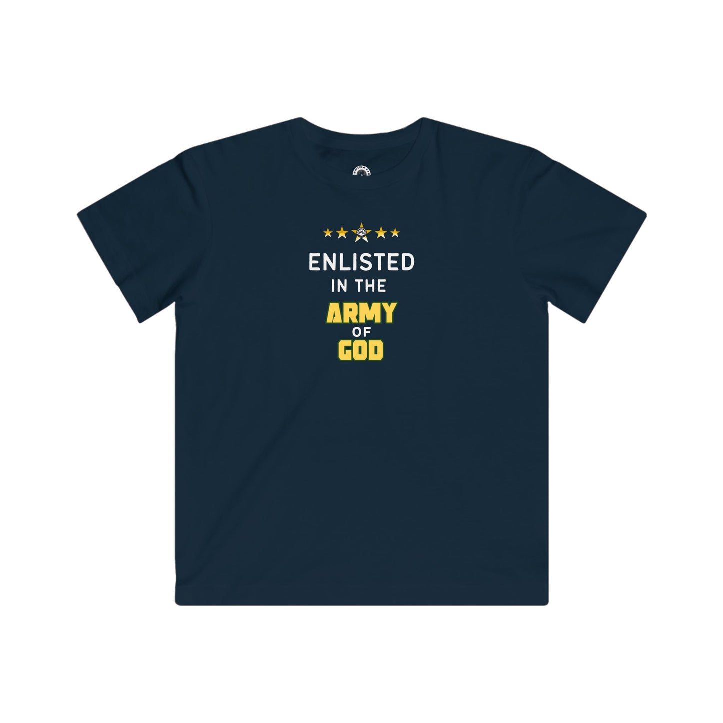 Enlisted In The Army of God Kids Tee