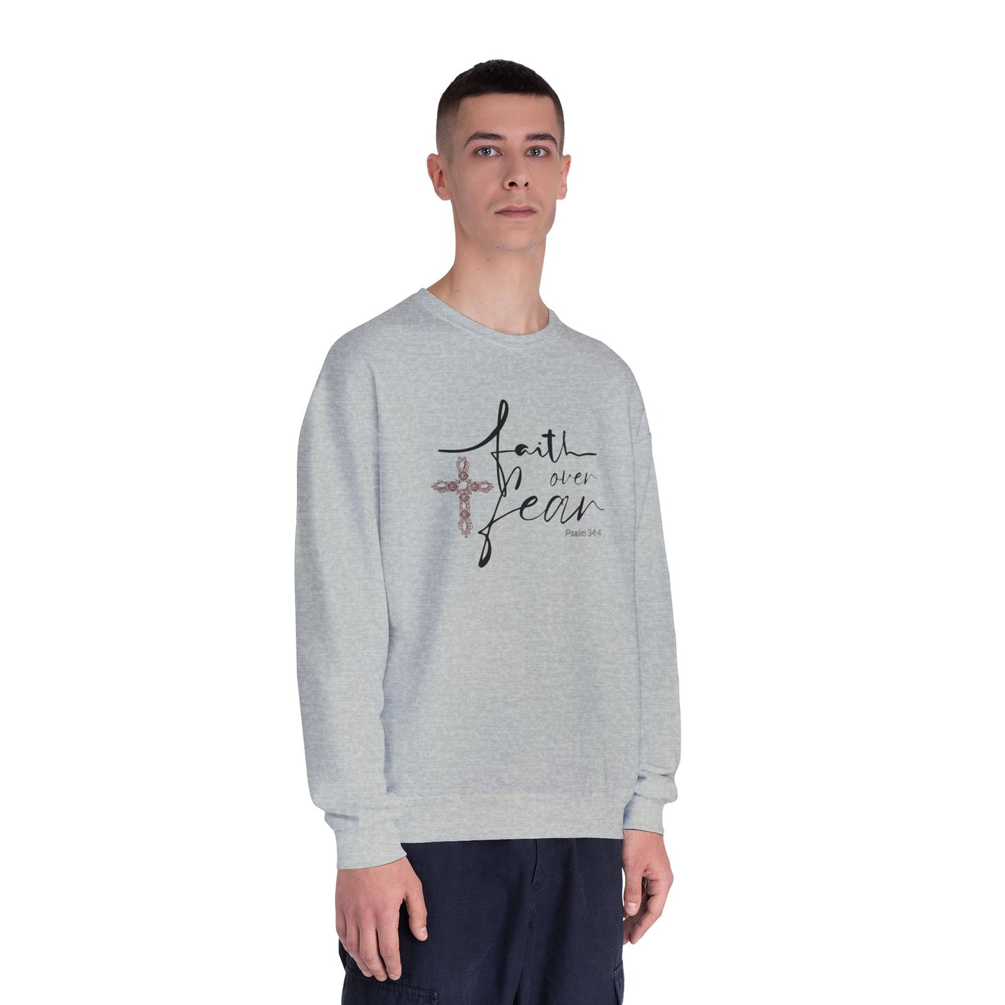 Faith Over Fear Pullover Sweatshirt