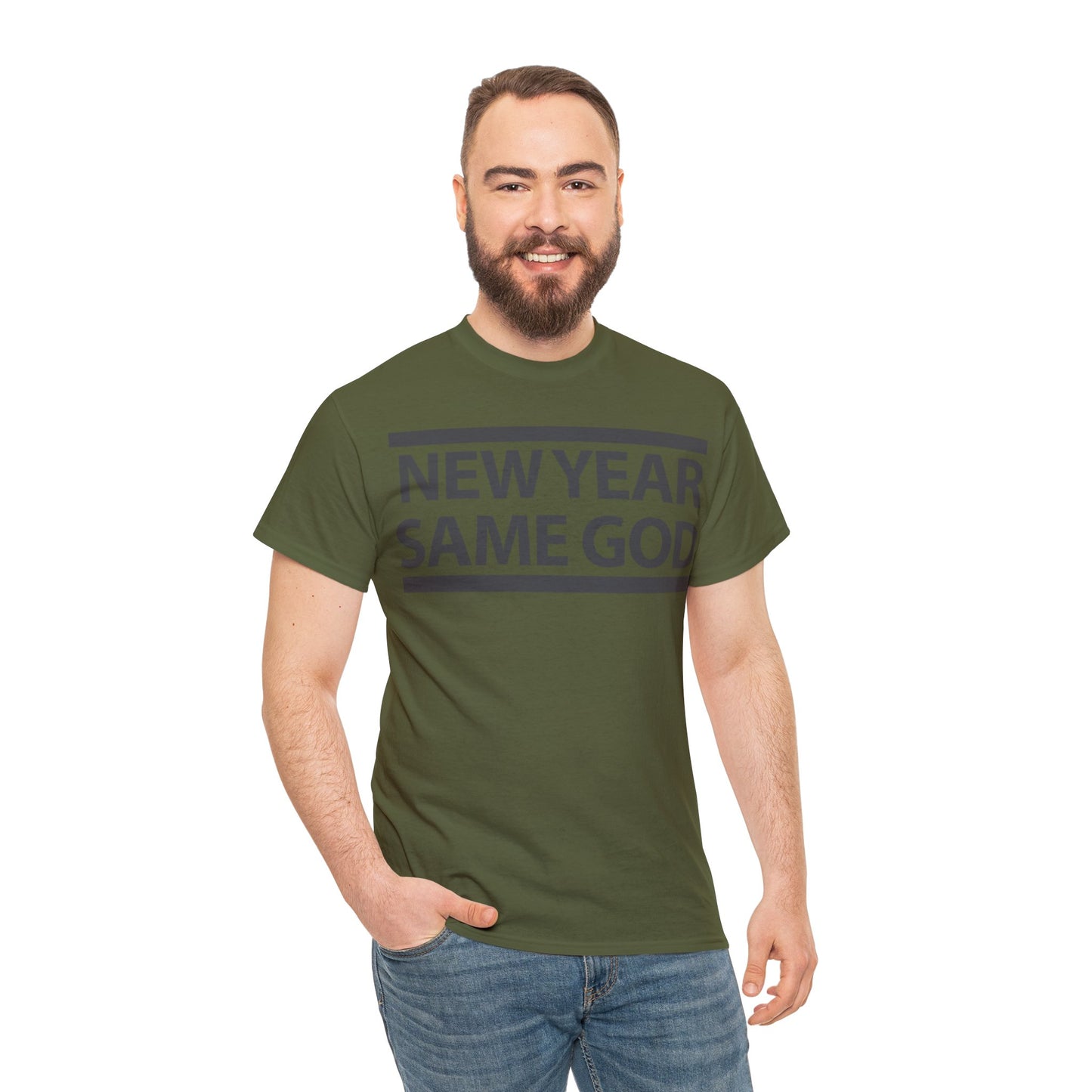 TWC New Year Same God-Unisex Heavy Cotton Tee