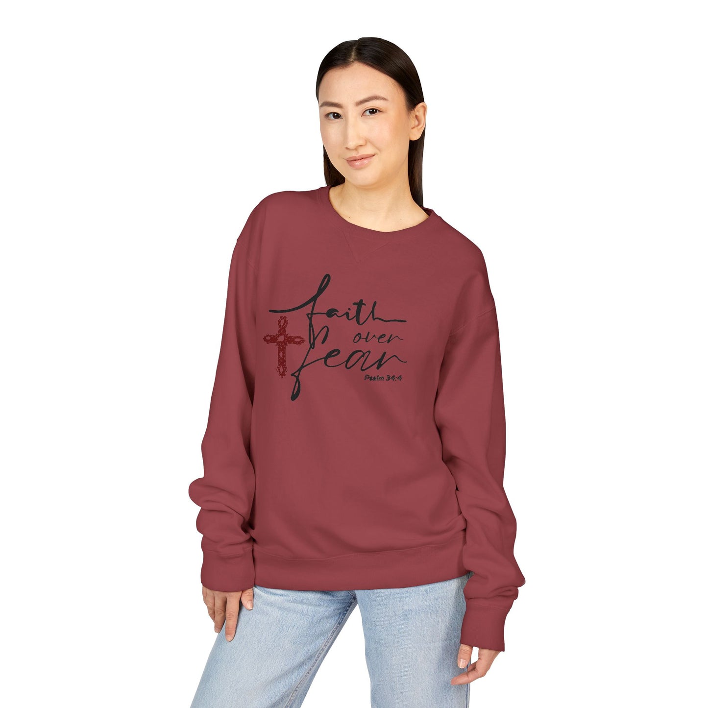 Faith Over Fear Crewneck Sweatshirt