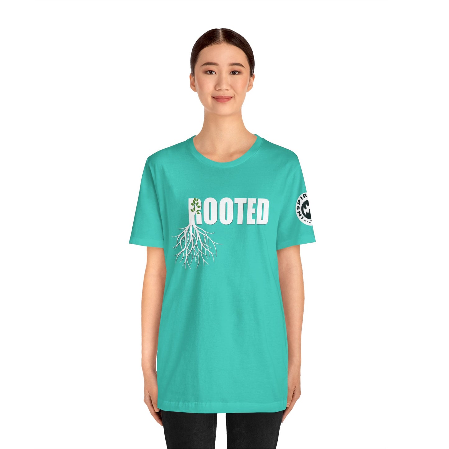 Colossians 2:7 Rooted - Unisex Jersey Short Sleeve Tee