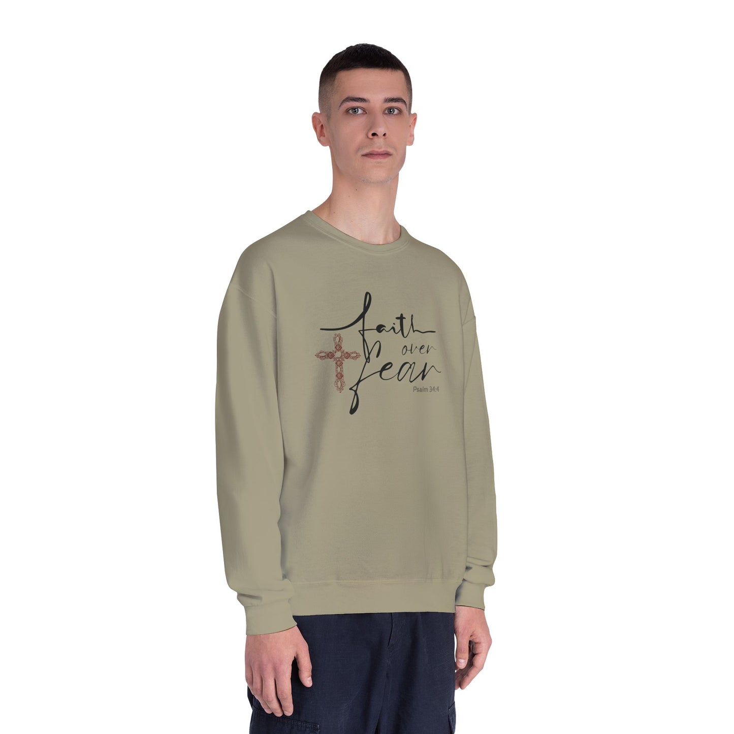 Faith Over Fear Pullover Sweatshirt