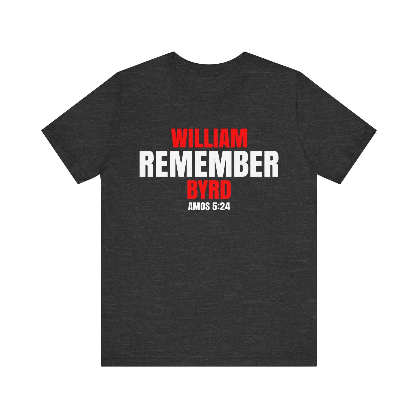 The Remember Series-William Byrd-Unisex Jersey Short Sleeve Tee