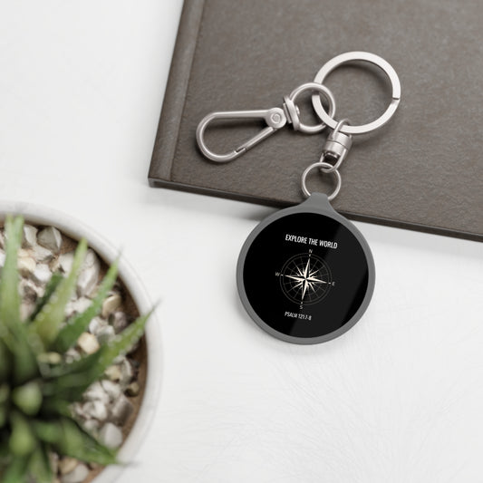 Explore The World Psalm 121:7-8 Key Chain