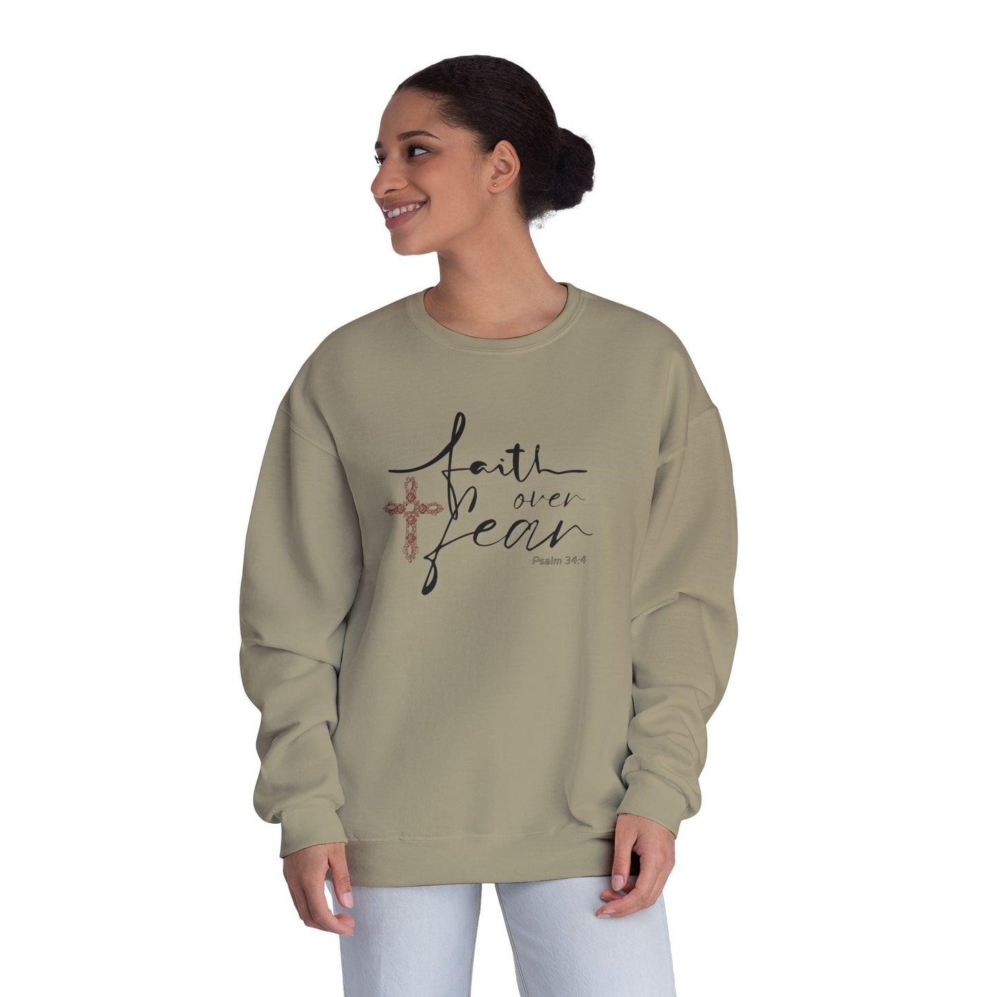 Faith Over Fear Pullover Sweatshirt
