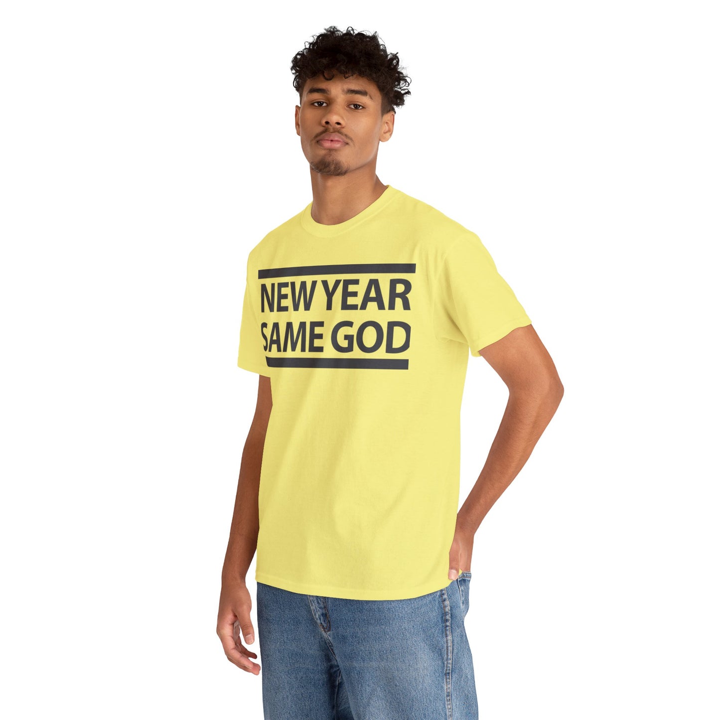 TWC New Year Same God-Unisex Heavy Cotton Tee