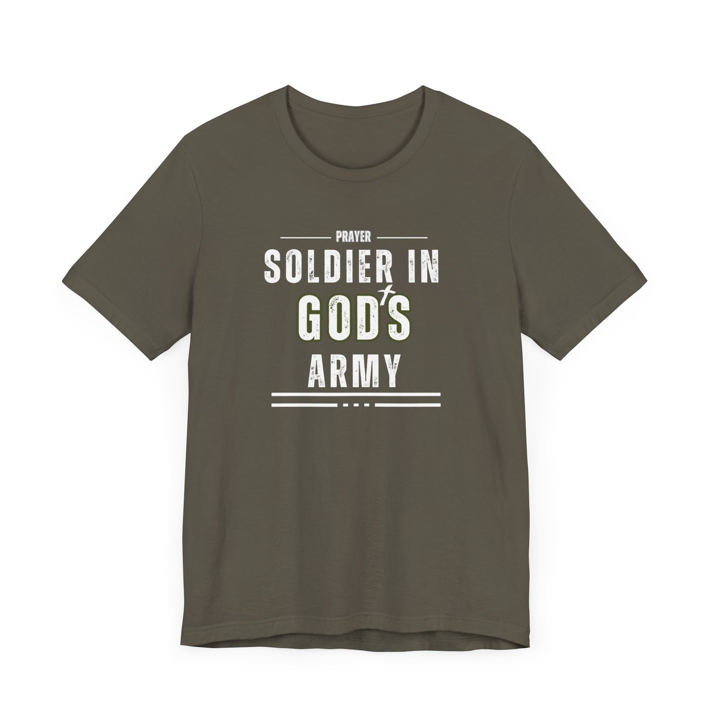 Prayer Soldier In God's Army - Unisex Jersey Short Sleeve Tee