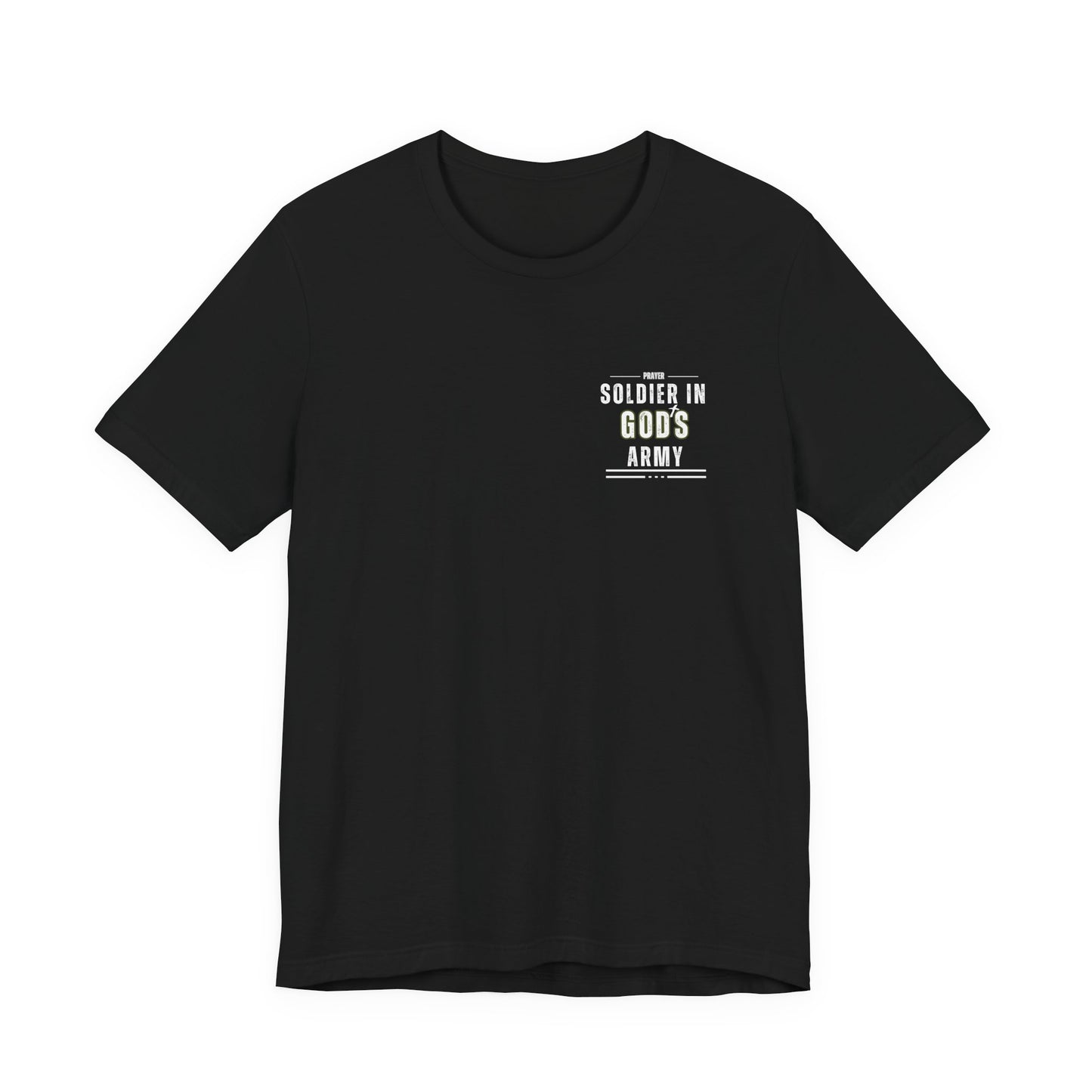 Prayer Soldier In God's Army - Unisex Jersey Short Sleeve Tee