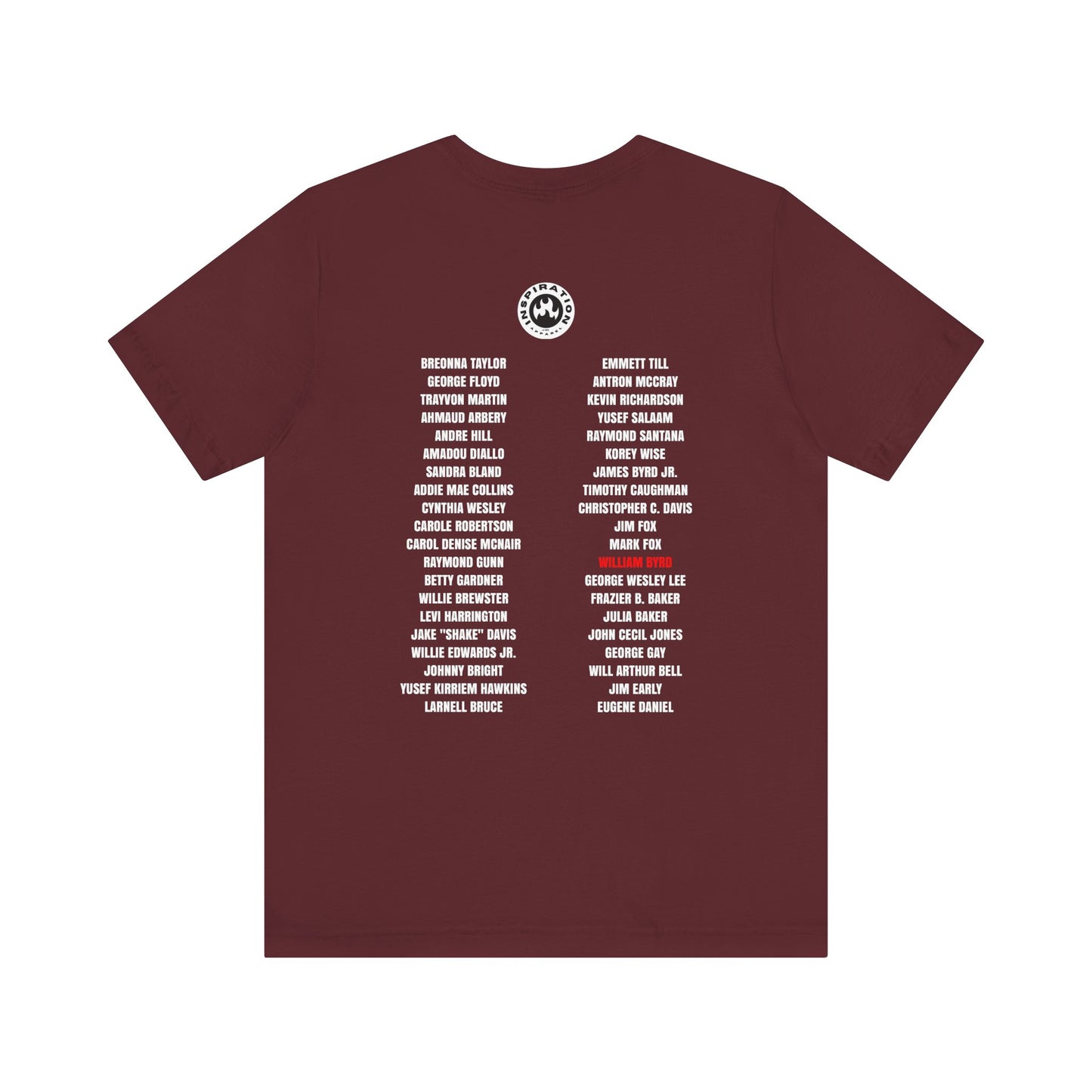 The Remember Series-William Byrd-Unisex Jersey Short Sleeve Tee