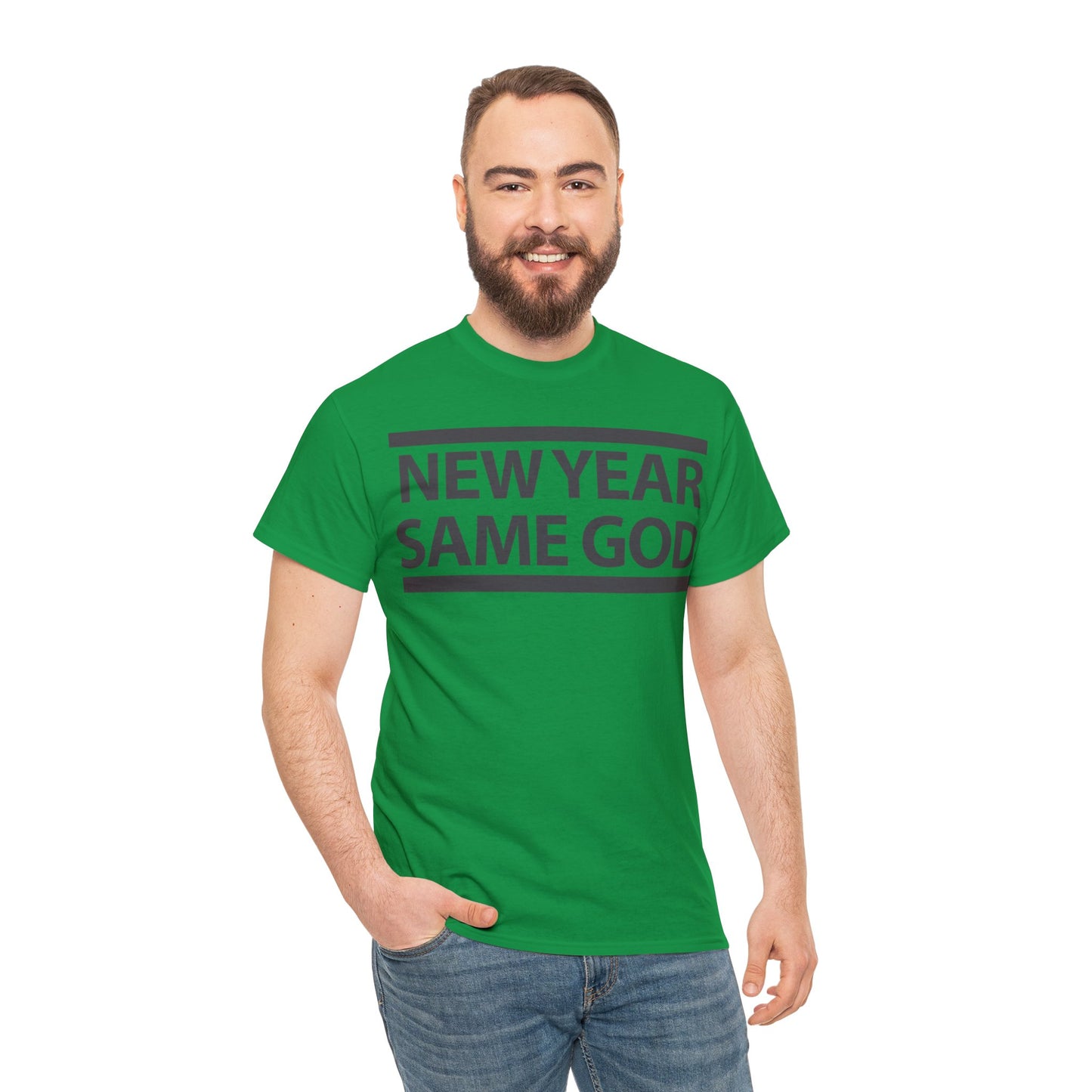 TWC New Year Same God-Unisex Heavy Cotton Tee