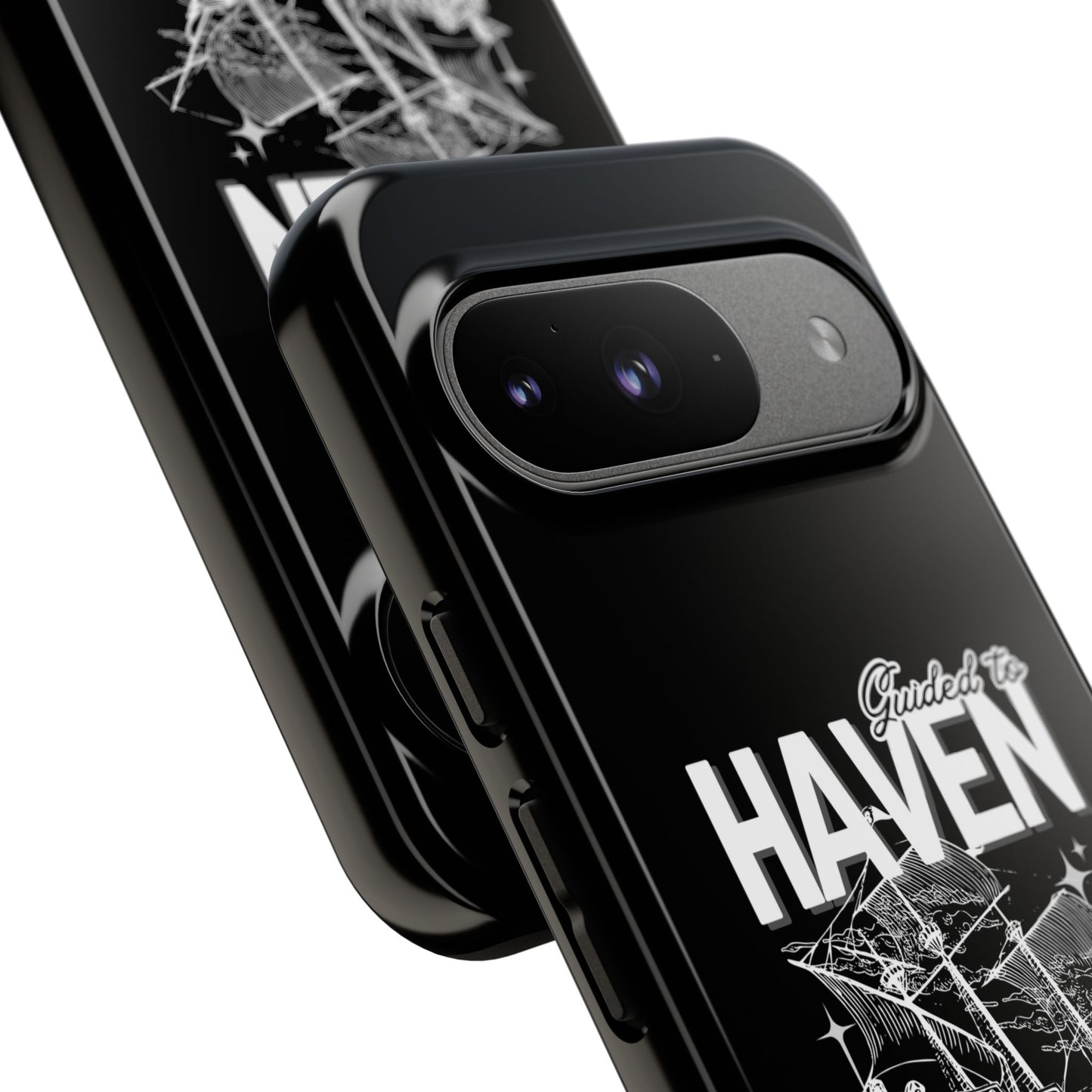 Guided to Haven Psalm 107:29–30 Stylish Phone Case