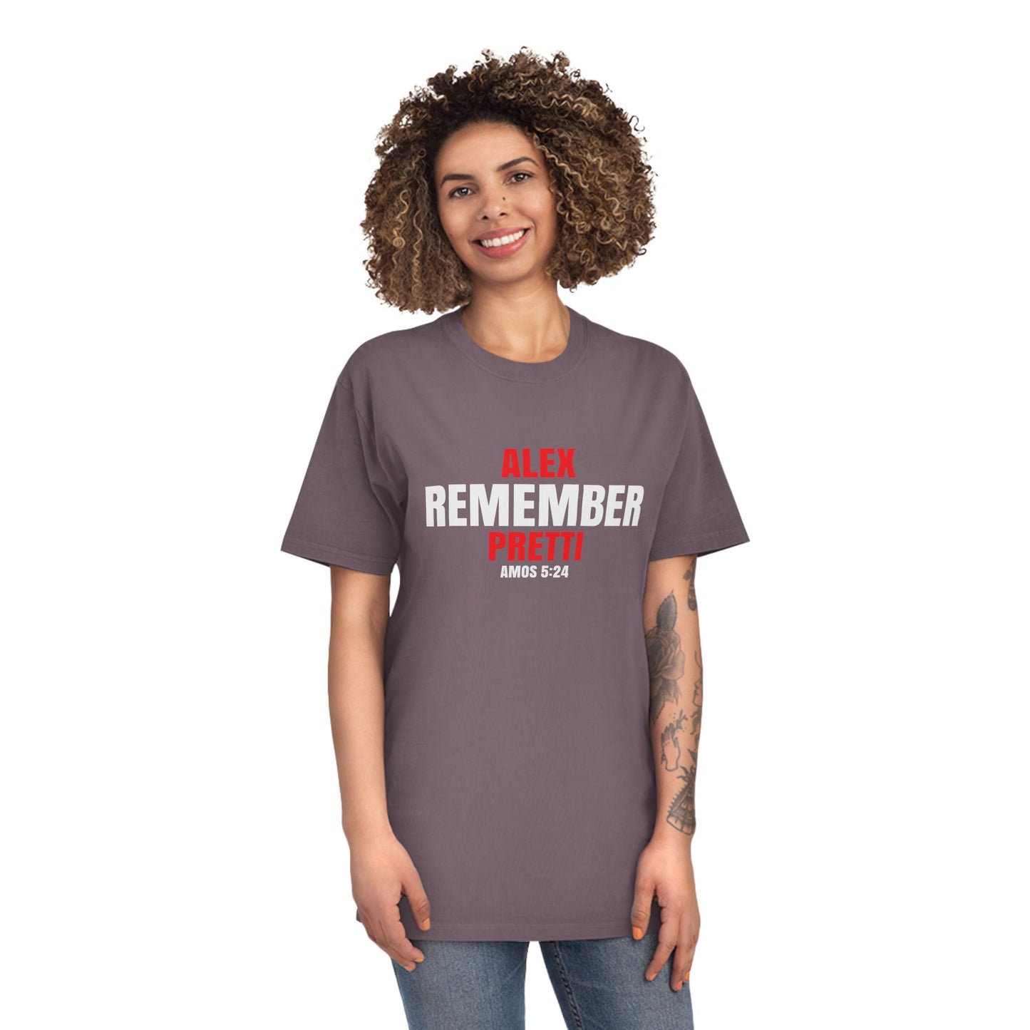 Remember Alex Pretti Memorial T‑Shirt - 100 % cotton