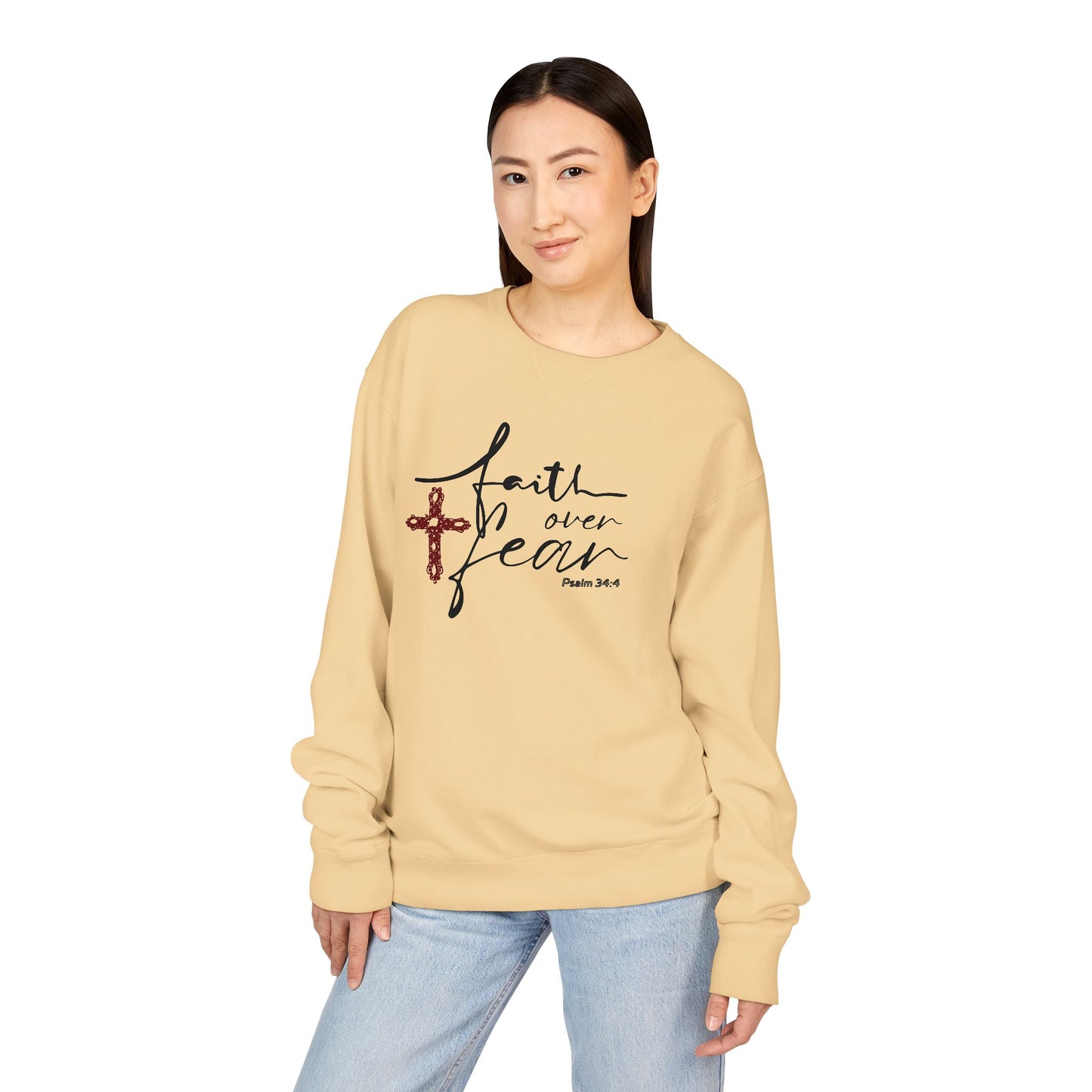 Faith Over Fear Crewneck Sweatshirt
