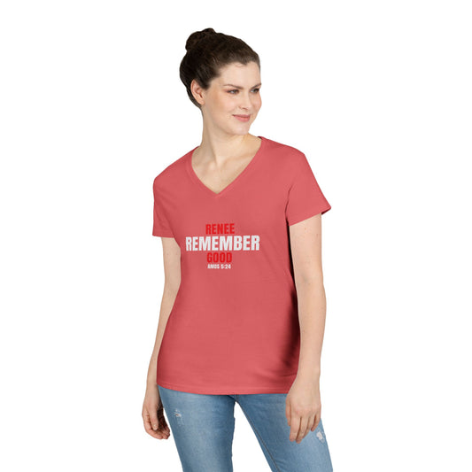 Remember Renee Good Ladies' V-Neck T-Shirt
