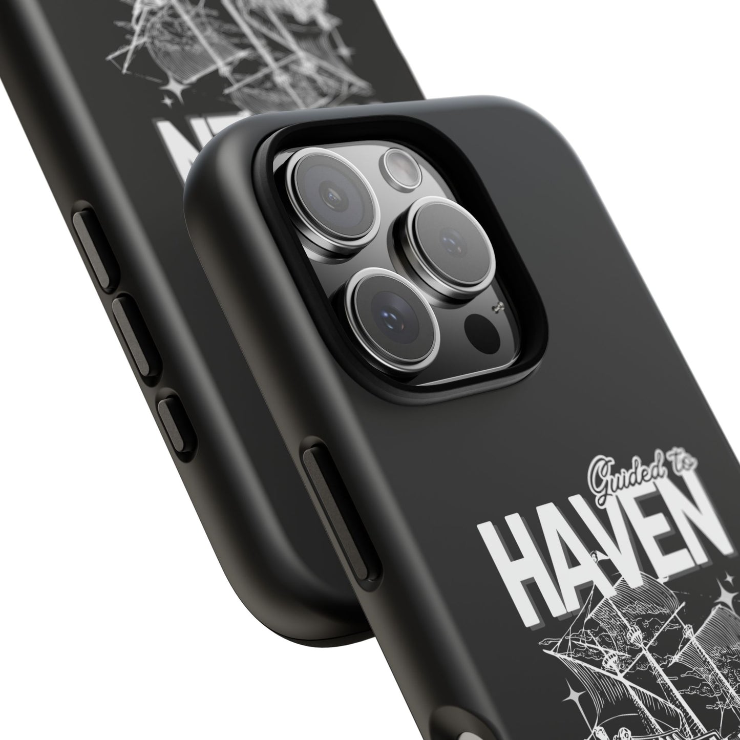 Guided to Haven Psalm 107:29–30 Stylish Phone Case